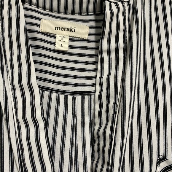 Silky causal striped top - Picture 2 of 2